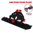 thumbnail image 2 of Graflsoa Portable Aluminum Alloy Tile Chamfering Tool for 115/125 Angle Grinders - 45° Bevel Cutter with Anti-Slip Base & Red Knob, Multi-Functional Edge Trimming Frame, Dust-Free Operation, 2 of 6