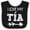 Black and White, variant on Inktastic I Love My Tia with Arrow Boys or Girls Baby Bib
