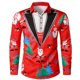thumbnail image 3 of Camisas navideñas para hombre, camisas de manga larga con botones para fiesta de Papá Noel, camisas de calle para exteriores, camisa elástica de invierno con cuello vuelto, 3 of 5
