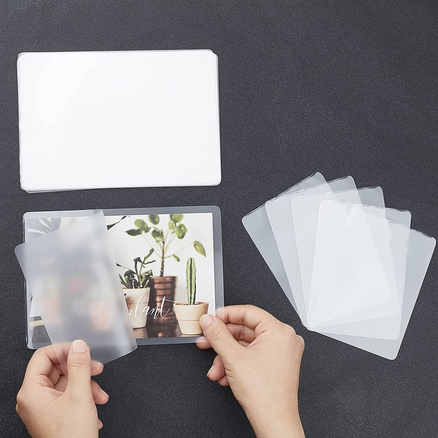 150 Pcs Thermal Laminating Pouches 2Mil Clear Laminating Pouch Film Photo Protecting Sheets Hot Laminate Pouches Sheets for Sealed Photo Card Documents