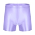 thumbnail image 4 of MSemis Men's Swim Trunks Elastic Nylon Underwear High Waist Swim Shorts Swimming Trunk Purple XL, 4 of 5