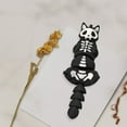 thumbnail image 4 of Llavero de esqueleto de gato impreso en 3D Lindo y único con temática de Halloween para los amantes de los gatos, 4 of 6