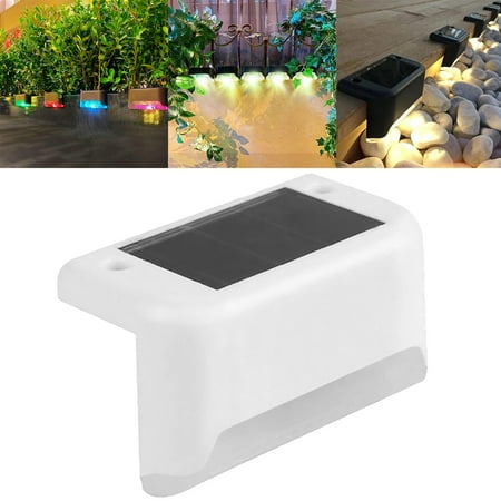 

Blmiede clear!Solar Stair Lights Outdoor LED Garden Lights Decorative Wall And Step Lights Suitable For Courtyards Balconies Gardens Corridors A#
