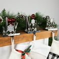 thumbnail image 6 of Northlight Peace, Joy and Noel Metal Christmas Stocking Holders - 6.5" - Set of 3, 6 of 8