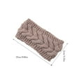 thumbnail image 4 of Guardoinrt Bandeau d'Hiver pour Femmes, Protecteur de Tête Élastique, Cache-Oreilles Chaud, Style Simple, Accessoires pour Cheveux, Camée Marron, 4 of 8