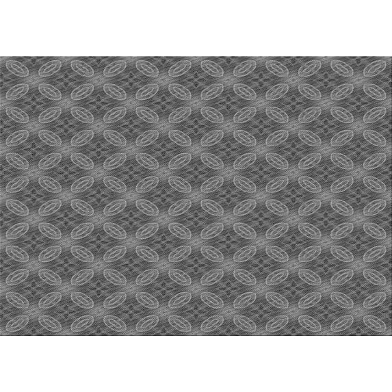 Ahgly Company Machine Washable Indoor Rectangle Transitional Gunmetal Gray Area Rugs, 2' x 5'