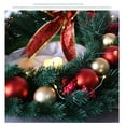 thumbnail image 2 of CSCHome Christmas Wreaths,Wreath with LED Lights,Outdoor Wall Decoration,Mantel Home Decor Indoor, 2 of 5