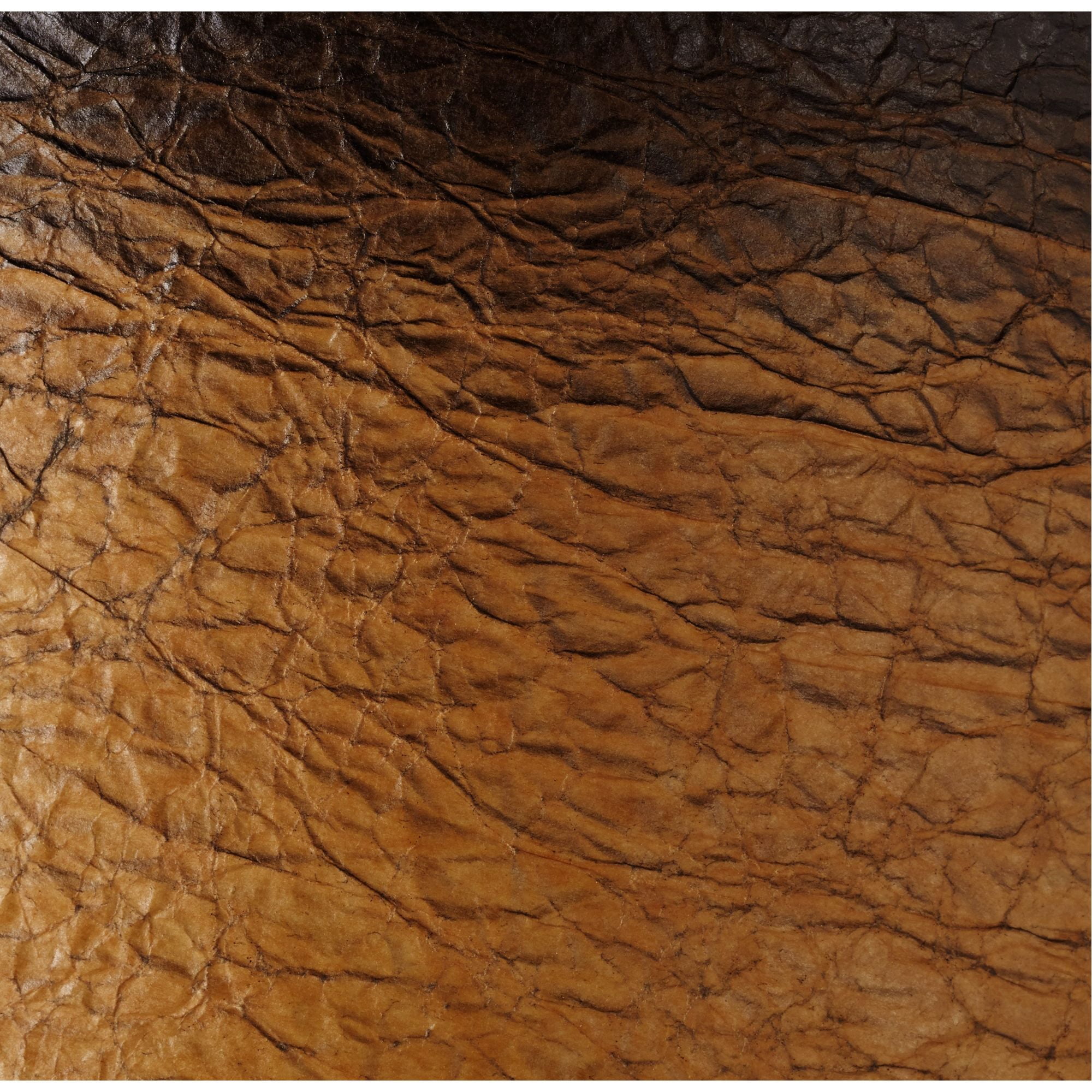 Springcrest Distressed Faux Paper Medium Lamp Shade 13" Top x 15" Bottom x 11" Slant (Spider) Replacement with Harp