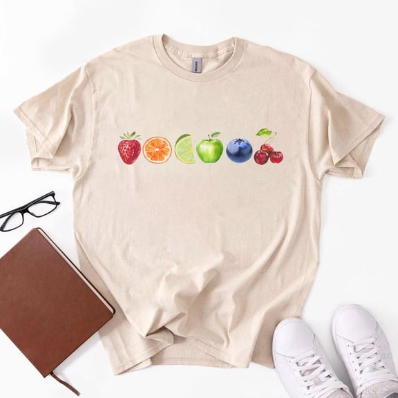 Fruity Y2K T-Shirt Subtle Pride T-Shirt Lesbian Subtle Bisexual Gift For Trans Pride Merch Pride Month Shirt