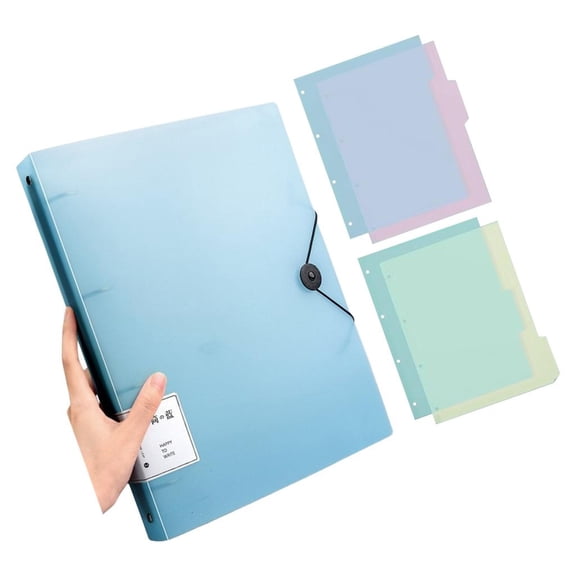 Giaone 4 Rings Binder 12.59x9.76Inch Hold up 220Sheets Presentation Display Folder