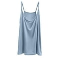 thumbnail image 6 of Yubnlvae Women's Modal Tank Tops with Built-in Bra - Loose Fit Sleeveless Camisole for Summer, Casual Layering Shirt (Floral/Solid Colors) (Light blue | 4XL), 6 of 8