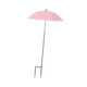 thumbnail image 2 of Sombrilla para plantas, sombrilla protectora para plantas, decoración de jardín, sombra multiusos para jardín. Rosa, 2 of 9
