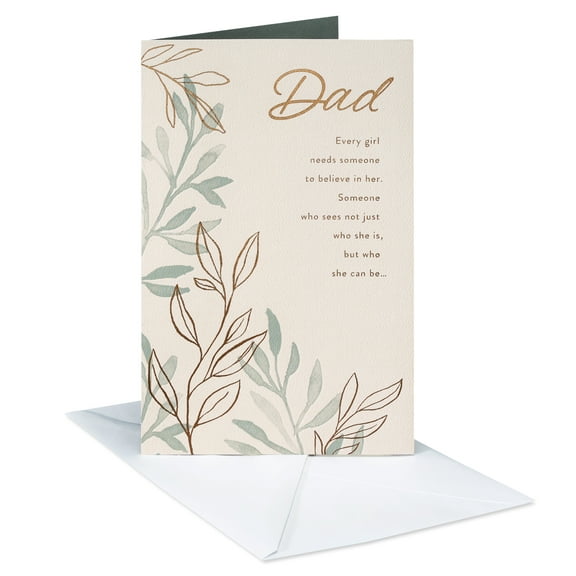 American Greetings Father's Day Card for Dad from Daughter (Believe in Her)
