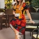 thumbnail image 3 of Disketp Marigold Flowers In Different Colors para Vestido de Manga Corta para Mujeres, Vestidos de Verano para Mujeres, Casual y Holgado para la Playa, 3 of 6