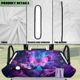 thumbnail image 6 of Uorisanigo Purple Butterfly Golf Cart Seat Cover, Golf Cart Seat Towel Blanket Fits for EZGO, Club Car, Yamaha and More 2-Seat Carts, with 4 Storage Pockets, Easy to Install & Clean, 6 of 7
