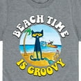 thumbnail image 3 of Pete The Cat - Beach Time Is Groovy - Toddler And Youth Short Sleeve Graphic T-Shirt, 3 of 6