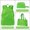 Green, variant on 3-in-1 Packable Backpack, Convertible Tote Bag Backpack with Foldable Storage Pouch, Lightweight Water Resistant Travel Daypack for Commute, Hiking, Shopping, Gym, Weekend Trips