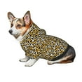 thumbnail image 6 of Uemuo Leopard for Winter Dog Hoodie Sweatshirts with Pockets Warm Dog Clothes for Small Dogs Chihuahua-X-Small, 6 of 8