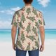 thumbnail image 4 of Balery Cowboy Christmas Trees Camisas hawaianas de manga corta para hombre, camisas playeras de corte holgado, camisas de vacaciones con botones,X-Large, 4 of 7