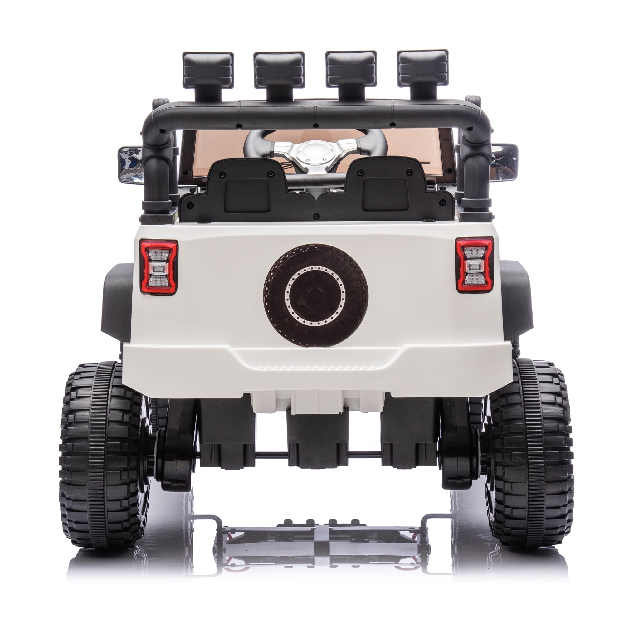HappyToysWorldGulunbur 24V Electric Ride On Car for Kids, 400W High-Power Motor & 4-Wheel Suspension, Parents Can Drive with Remote or Kids Self Drive, Bluetooth, LED Dashboard, for Boys Girls 3+