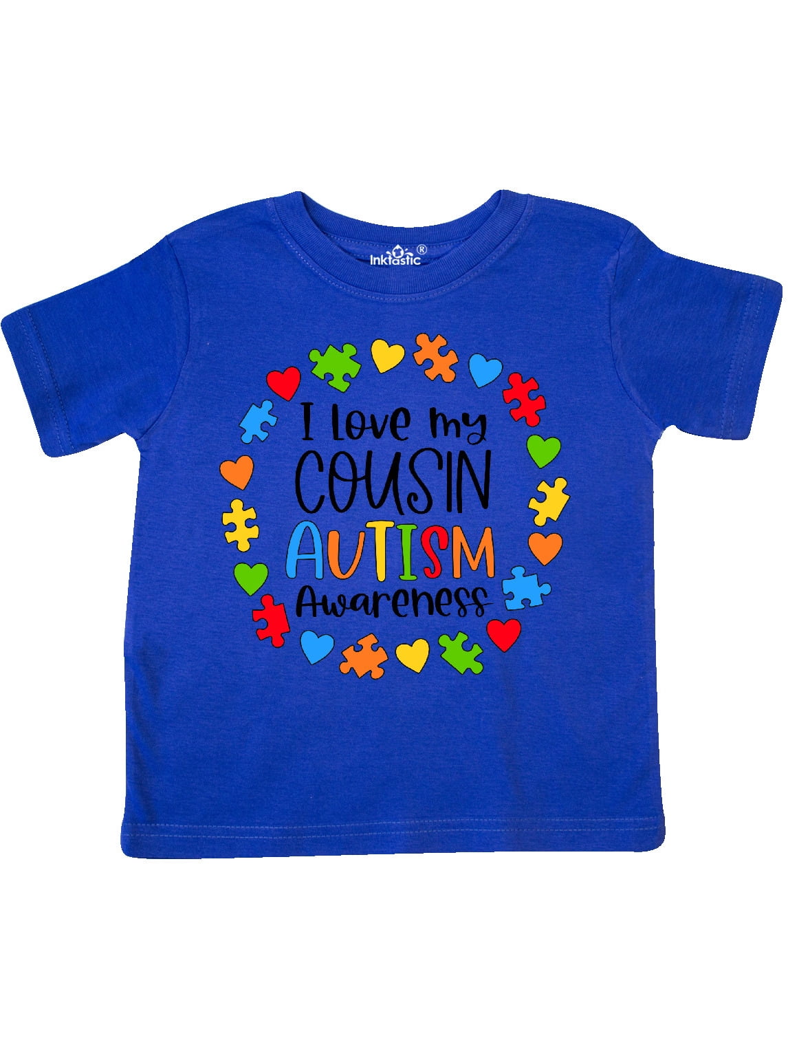 I Love My Cousin Autism Awareness Toddler T Shirt Walmart 