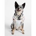 thumbnail image 3 of Kacey Lee Ruffled Spaghetti Strap Pet Tee for Cats and Dogs, Small, 3 of 7