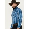 thumbnail image 2 of Ely Walker Men's Serape Striped Long Sleeve Pearl Snap Western Shirt - 2029242-RO Medium, 2 of 4