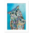 thumbnail image 1 of Wise Guys Owls by lisa Morales Printed Wall Art Wood Multi-Color, 1 of 3