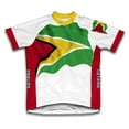 thumbnail image 1 of Guyana Flag Short Sleeve Cycling Jersey  for Men - Size S, 1 of 3