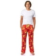 thumbnail image 7 of Pokemon Mens Charmander AOP Fire Type Adjustable Waistband Sleep Bottom Lounge Pajama Pants, 7 of 7