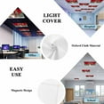thumbnail image 5 of Red Christmas Snowman Fluorescent Light Covers, Xmas Tree Snowflake Botanical Magnetic Light Covers for Ceiling Lights, Fluorescent Ceiling Shade Filters for Classroom Bedroom Office 4x2Ft x 3PCS, 5 of 8