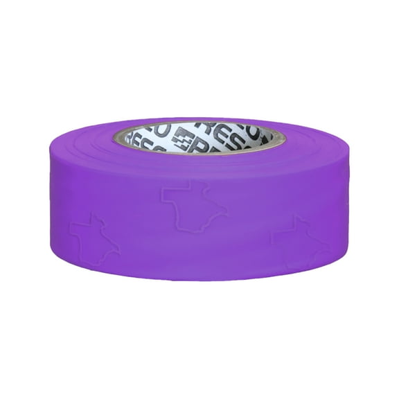 Presco Texas Roll Flagging Tape [2 mils thick]: 1-3/16 in. x 300 ft. (Purple) [NON-ADHESIVE]