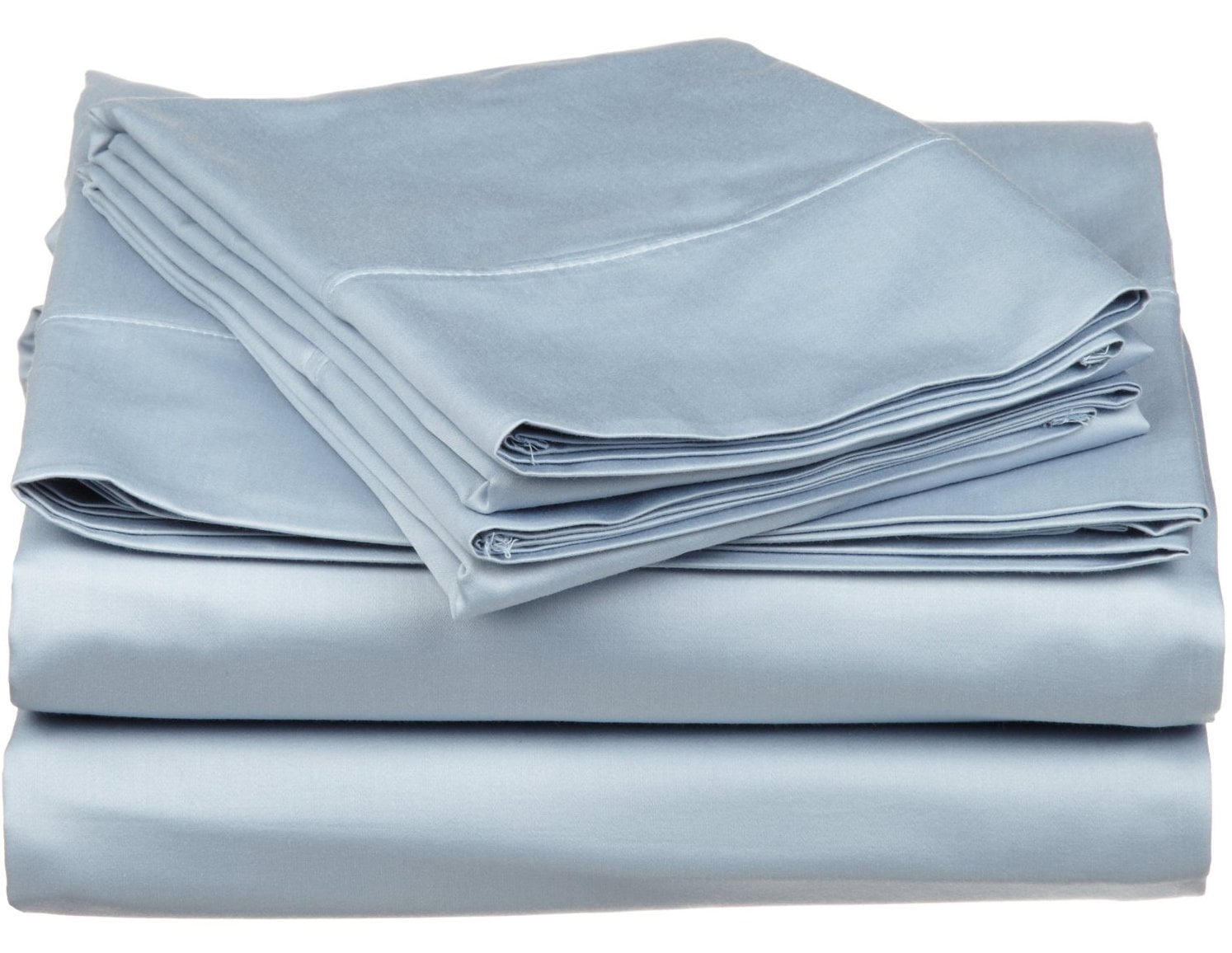 Soft LongStaple Cotton Sheet Set Light Blue / Queen
