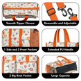 thumbnail image 3 of Teacher Tote Bag,Pioneer Flower Floral Print Pattern Teacher Utility Tote Bag,Large Work Tote Bags for Women with Multiple Pockets,Top Zipper Closure,13.8x10.6x6.7 Inch, 3 of 5