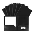thumbnail image 1 of Folders with Pockets, 25 Pack 2 Pocket Folders Fit Letter Size, File Folder with Pockets for School Office Home A, 1 of 5