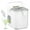 White, variant on LHRIVER Portable Compact Ice Maker, Portable Ice Machine with Handle, 26 lbs/day Capacity Portable, Ice Machine with Ice Scoop and Basket, White