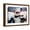 Brown Frame, variant on Art.com Astronauts Dr Jan Davis and Dr Mae Jemison, Mission Specialists on Space Shuttle Endeavor Mission Stretched Canvas Print Wall Art, 24" x 18"