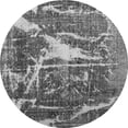 thumbnail image 1 of Ahgly Company Indoor Round Abstract Gray Contemporary Area Rugs, 7' Round, 1 of 1