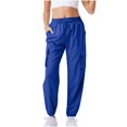 thumbnail image 4 of Karight Quick Dry Cargo Pants Lightweight Tactical Hiking Pants with Pockets for Women,Stretchy Waist and Water Resistant, 4 of 9