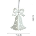 thumbnail image 3 of Christmas Decorations Indoor Hwkond Christmas Decorations Sparkling White Scene Decoration Supplies Rattan Door Hanging Shop Pendant Decoration Hanging Up To 30% Off, 3 of 6