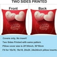 thumbnail image 5 of Vikakiooze Lovers Series Valentine's Day Confession Pillow Cover Cushion Cover 45x45cm, 5 of 6