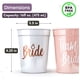 thumbnail image 3 of 1 juego de vasos de plástico para bebidas para despedida de soltera, regalo para despedida de soltera, suministros para despedida de soltera, decoraciones para bodas, 3 of 6