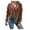 Brown, variant on Fesfesfes Women Sweater Fall V Neck Single Breasted Chain Link Sweater Cardigan Under $10
