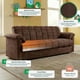 thumbnail image 3 of Sofá Cama de Velvet Chocolate Makora Modelo Mercury Varias Posiciones, 3 of 7