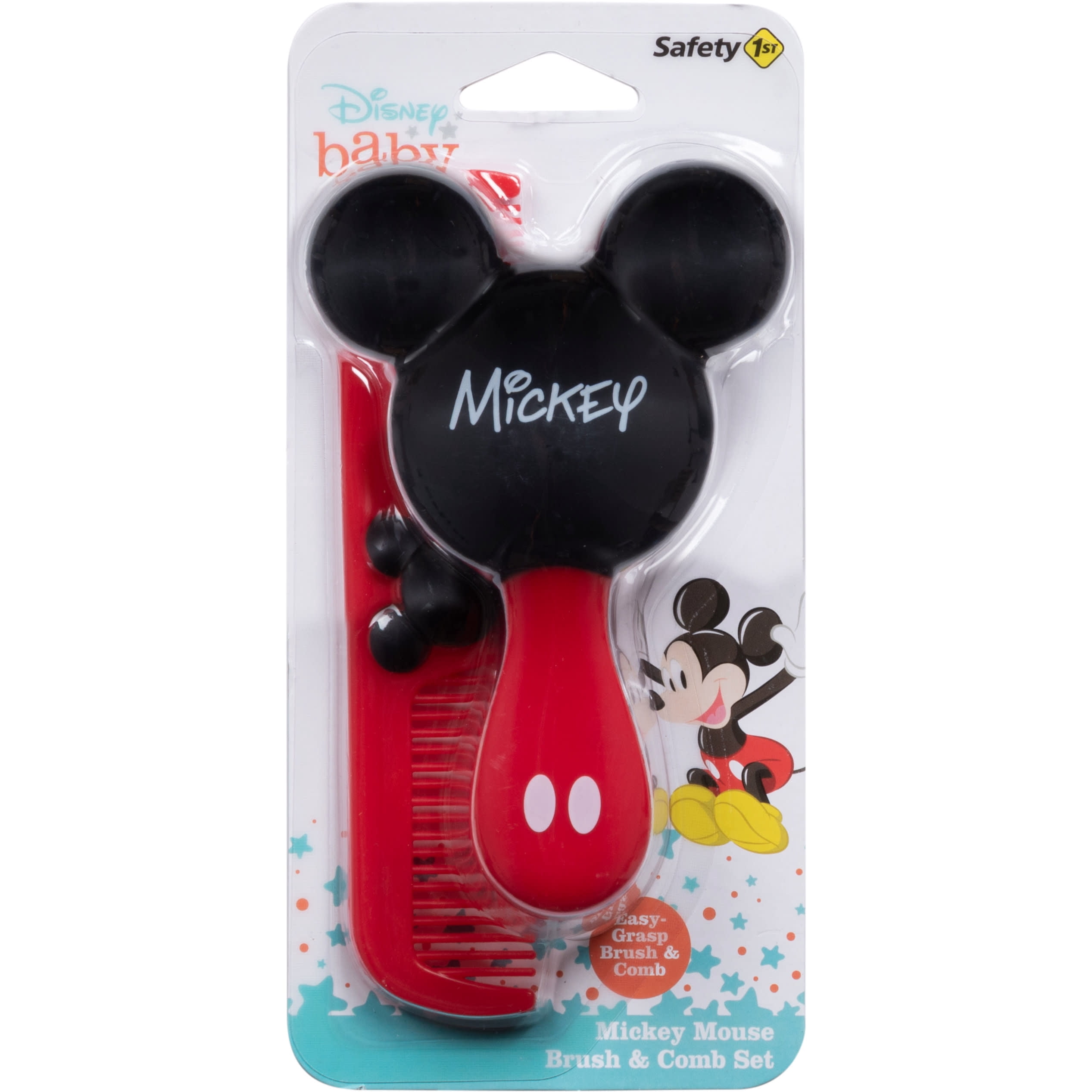 Disney Baby Mickey Mouse Brush & Comb Set - Red Mickey, Mickey