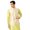 Beige & Gold, variant on Sojanya (Since 1958) Men'S Silk Blend Peach & Gold Self Design Nehru Jacket, Size 42