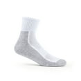 thumbnail image 3 of Fruit of the Loom Men's All Day Comfort Mid Ankle Socks, Sizes 6-12, White (6-Pack), 3 of 6