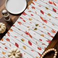 thumbnail image 2 of Thanksgiving Table Runner, Autumn Thanksgiving Kitchen Dining Table Decoration for Home Party Decor 13x108 Inches, 2 of 9