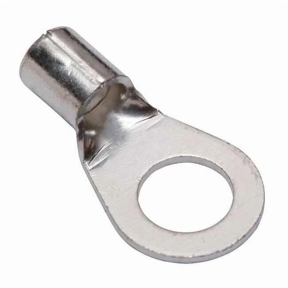 Burndy Ring Terminal,Bare,6 AWG,6 AWG,PK10 YAD6CM10E38