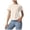 White, variant on Workout Tops for Women Cropped Split Back Athletic Gym Exercise Shirts Loose Fit (Purple, S)
